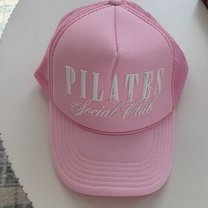 Pilates Social Club Pink Trucker Hat